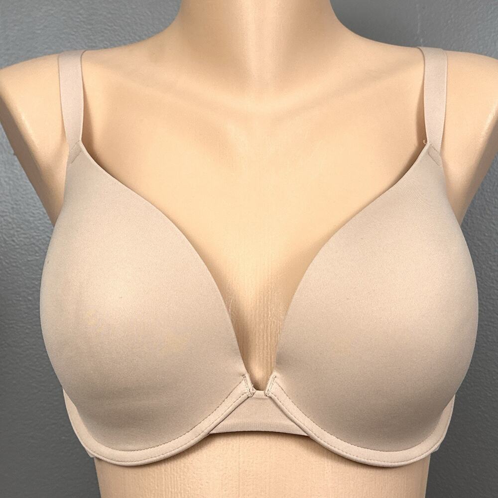 New SKIMS Fits Everybody Push Up Demi Bra 32DDDD Mica NWT BR-UWR-2295 Underwire